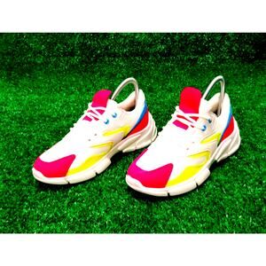 Shein Athletic Sneakers Shoes Women's White Pink Colorblock Running Outdoor